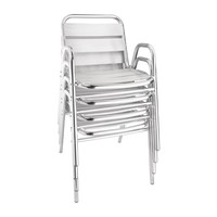 Chaise de terrasse Aluminium | 4 pièces