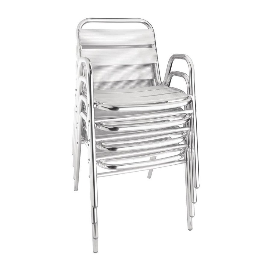 Terrace chair Aluminum | 4 Pieces