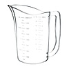 Vogue measuring cup | 2L | plastic