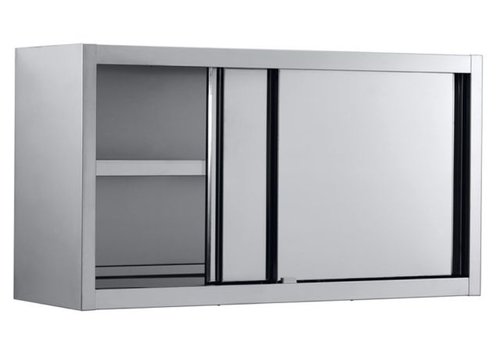  Combisteel Armoire murale en acier inoxydable avec portes coulissantes 100x40x65 cm 
