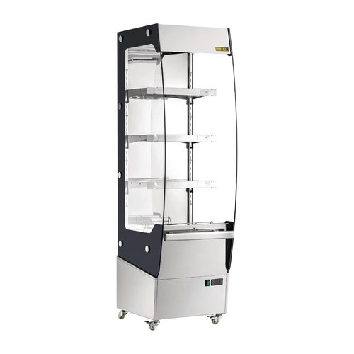  Buffalo vitrine chauffante multi-étages ultra-plate | 220L 