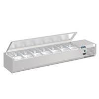 G series top refrigerated display case with lid | 2 Formats