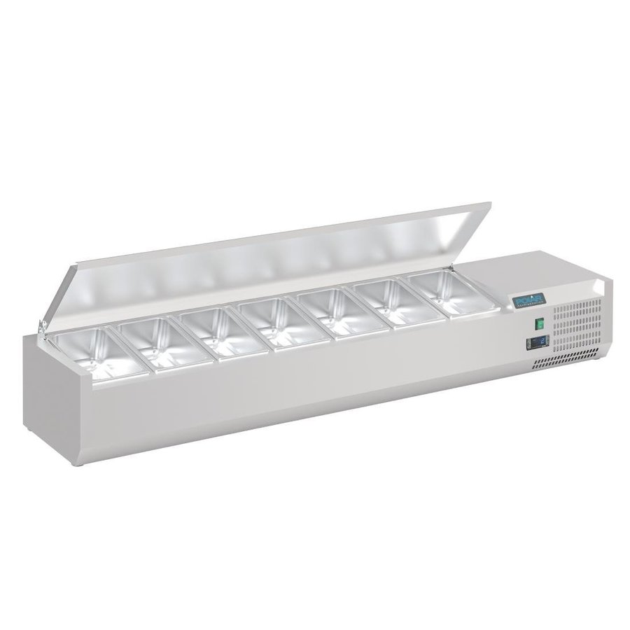 G series top refrigerated display case with lid | 2 Formats