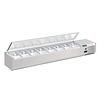 Polar G series top refrigerated display case with lid | 2 Formats