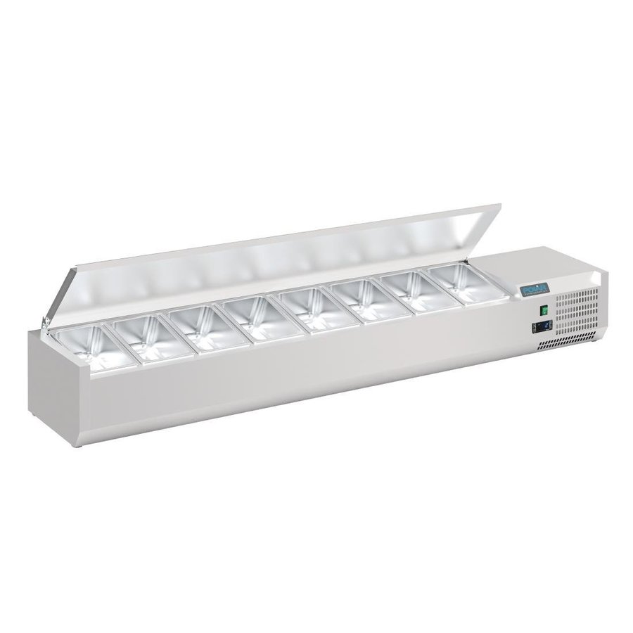 G series top refrigerated display case with lid | 2 Formats