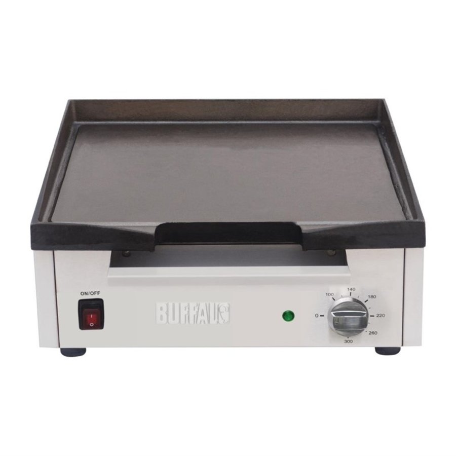 Plaque de cuisson électrique professionnelle | acier inoxydable | 44x37cm