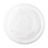 HorecaTraders Compostable flat lids for 23cl containers