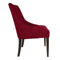 Finesse dark red dining room chairs (2 pieces) | red