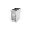 HorecaTraders Stainless Steel Gas Stove | 2 burners | 40x70x85 cm | 2x 6.5 kW