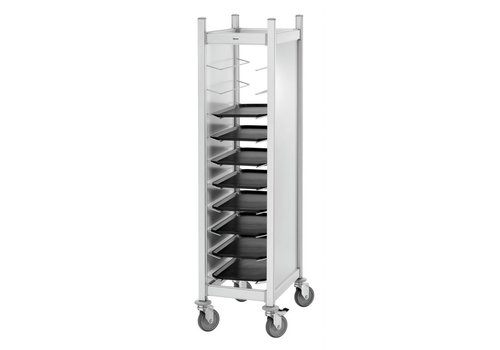  Bartscher Chariot à plateaux AT1000-GN | Acier inoxydable 