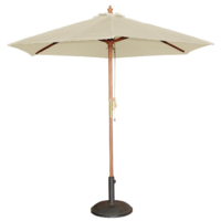 Round parasol | cream | 2.5Ø meters