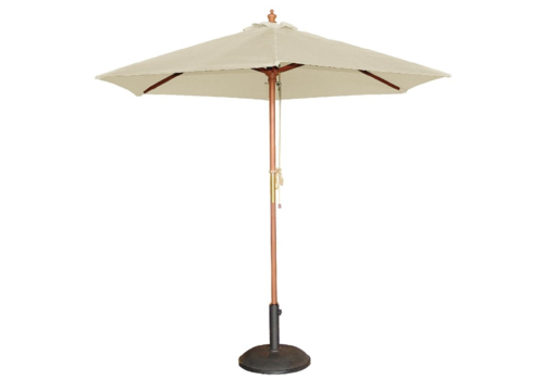  HorecaTraders Ronde parasol | creme | 2,5Ø meter 