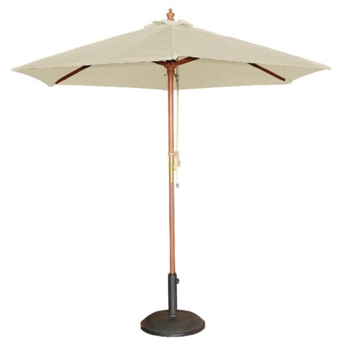 HorecaTraders Parasol rond | crème | 2,5 mètres Ø   HorecaTraders Parasol rond | crème | 2,5 mètres Ø