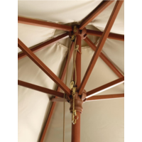 Round parasol | cream | 2.5Ø meters