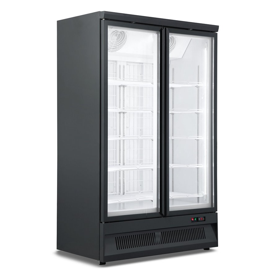 freezer 2 glass doors SVO-1000F