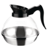 HorecaTraders  Cafetière Buffalo Tritan avec base en acier inoxydable 1,7 L