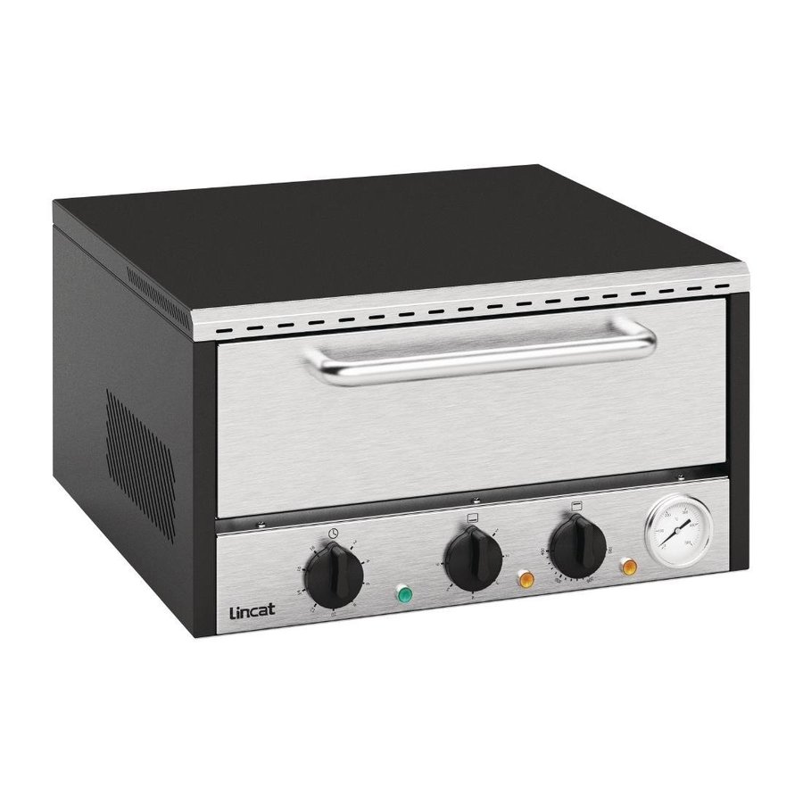 Lynx 400 pizza oven black LPDO/B | 230 V | stainless steel | 30 x 53 x 55.8 cm