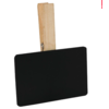 HorecaTraders mini chalkboard with wooden clip (6 pieces)