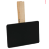 HorecaTraders mini chalkboard with wooden peg (6 pieces)