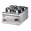 Lincat Silverlink 600 bain marie BS4W | 4 x 4.5L | stainless steel | 32.5 x 45 x 60cm