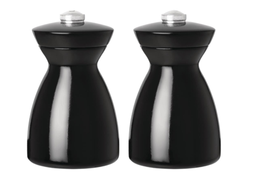  Olympia ensemble moulin à sel et à poivre en bois noir | 11,5 cm 