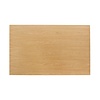 Bolero Pre-drilled Rectangular Table Top | Ash Veneer | 2.7(h)x110 x 70cm
