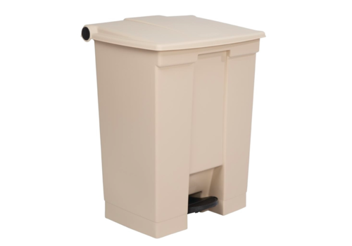  Rubbermaid Poubelle à pédale | Beige | 68L 