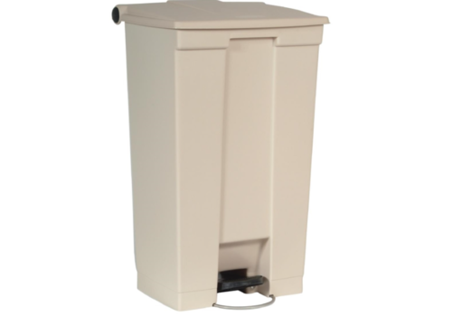  Rubbermaid Conteneur à déchets | Beige | 87L 