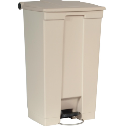  Rubbermaid Conteneur à déchets | Beige | 87L 