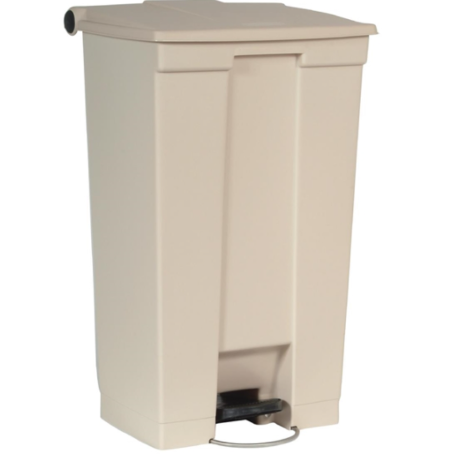 Conteneur à déchets | Beige | 87L