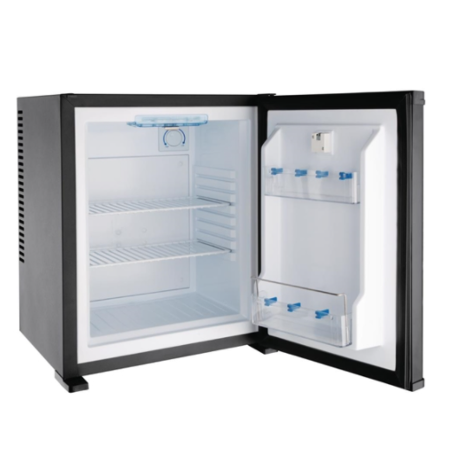 Minibar réfrigéré noir | Réfrigérateur de bar d'hôtel | 30 litres