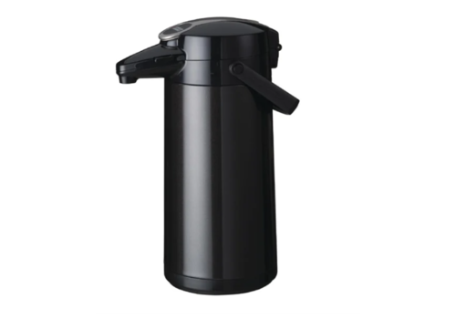  Bravilor Bonamat Pichet à pompe Furento | Noir métallisé | 2,2 L 