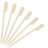 HorecaTraders Bamboo skewers | Biodegradable | 120mm (100 pieces)