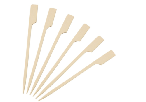  HorecaTraders Bamboo skewers | Biodegradable | 120mm (100 pieces) 