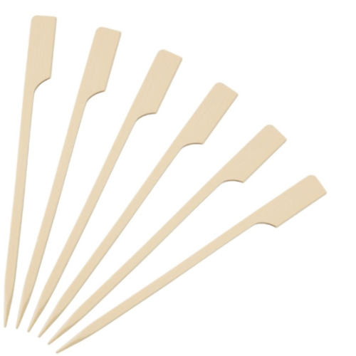  HorecaTraders Brochettes en bambou | Biodégradable | 120 mm (100 pièces) 