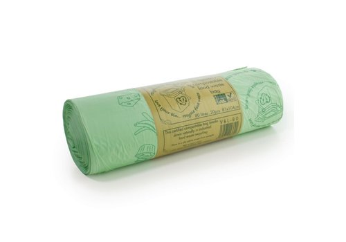 HorecaTraders Sacs à déchets Biobag | Compostable | 80L (240 pièces) 