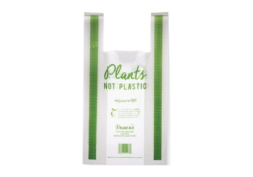  HorecaTraders Sacs | Compostable | Moyen | PLA (500 pièces) 