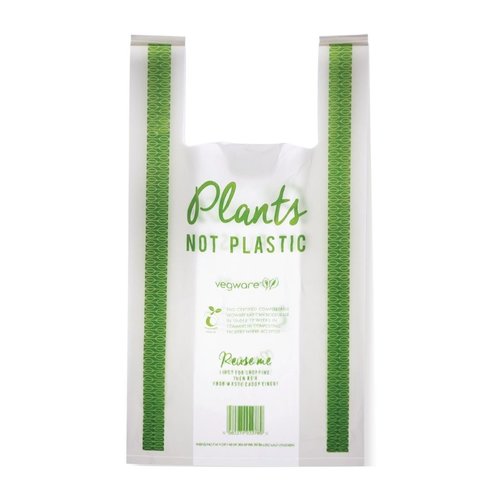  HorecaTraders Sacs | Compostable | Moyen | PLA (500 pièces) 
