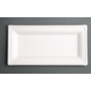 HorecaTraders Assiettes en bagasse | Compostable | Rectangulaire | 258 mm | (50 pièces)
