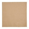 HorecaTraders Dinner Napkins | 1/4 fold | Recycled Kraft | 400mm (2000 pieces)