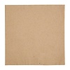HorecaTraders Serviettes de table | 1/4 pli | Kraft recyclé | 400 mm (2000 pièces)