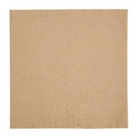 Dinner Napkins | 1/4 fold | Recycled Kraft | 400mm (2000 pieces)