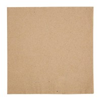Dinner napkins | 1/4 fold | Recycled kraft | 400mm (2000 pieces)