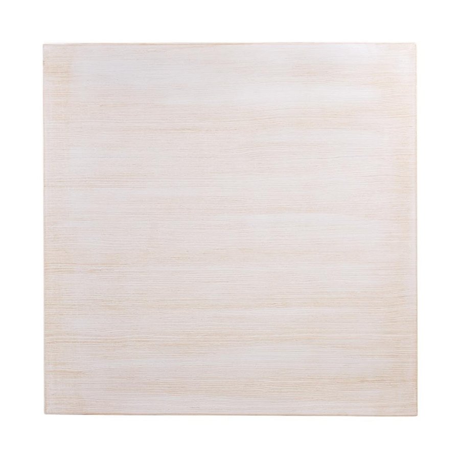 Table Top | Pre-drilled | Square | Vintage | White | 700mm