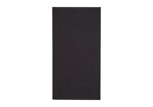  HorecaTraders Fiesta Dinner Napkins | 1/8 fold | Black (2000 pieces) 