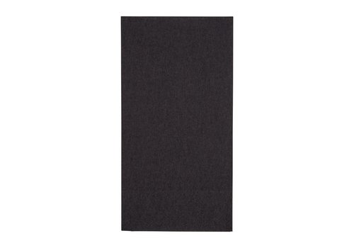  HorecaTraders Serviettes de table Fiesta | 1/8 pli | Noir (2000 pièces) 