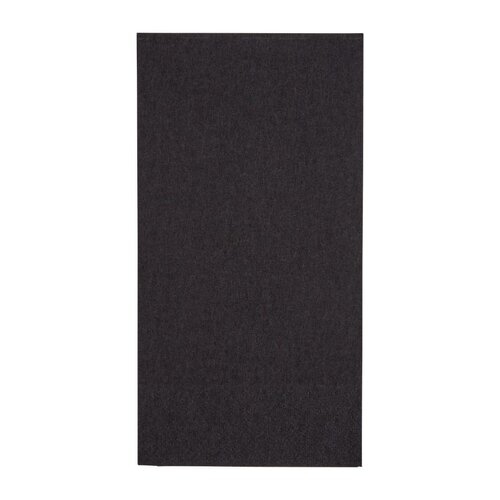  HorecaTraders Serviettes de table Fiesta | 1/8 pli | Noir (2000 pièces) 