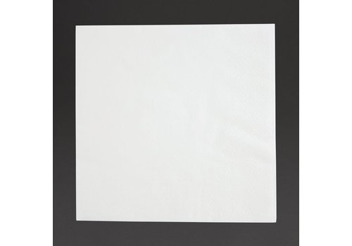  Olympia Serviettes | 1/4 pli | Blanc | 300x300mm | (5000 pièces) 