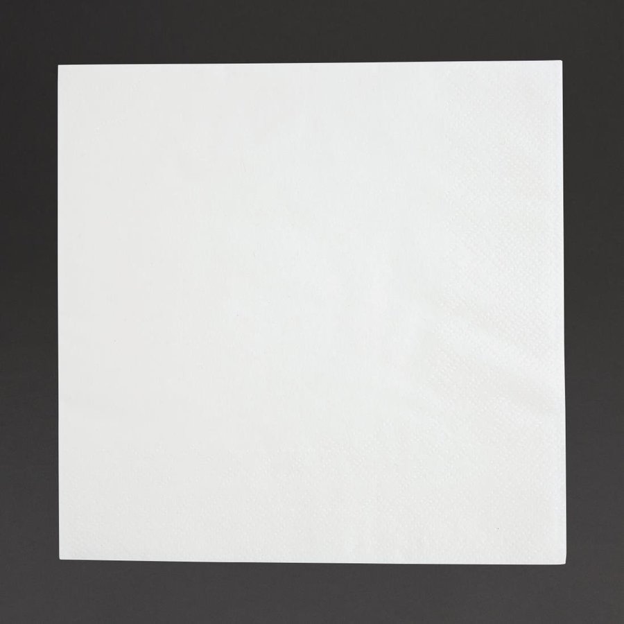 Serviettes | 1/4 pli | Blanc | 300x300mm | (5000 pièces)