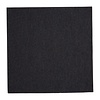 HorecaTraders Dinner Napkins | 1/4 fold | Black | 400mm (2000 pieces)